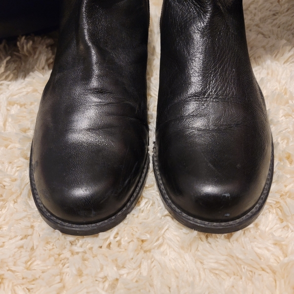 Stuart Weitzman Hilo Boots Black Leather - Picture 8 of 12